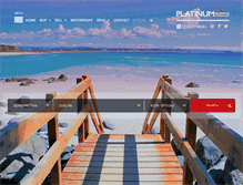 Tablet Screenshot of platinumproperties.net.au